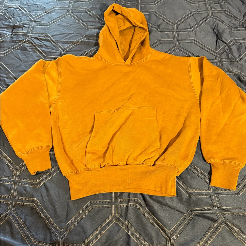 YZY GAP Men's Brown heavyweight oversized Hoodie